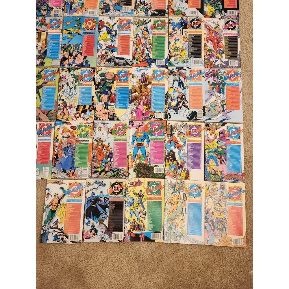 Dc Comics Lot Of 33 Who's Who Comics‎ EUC